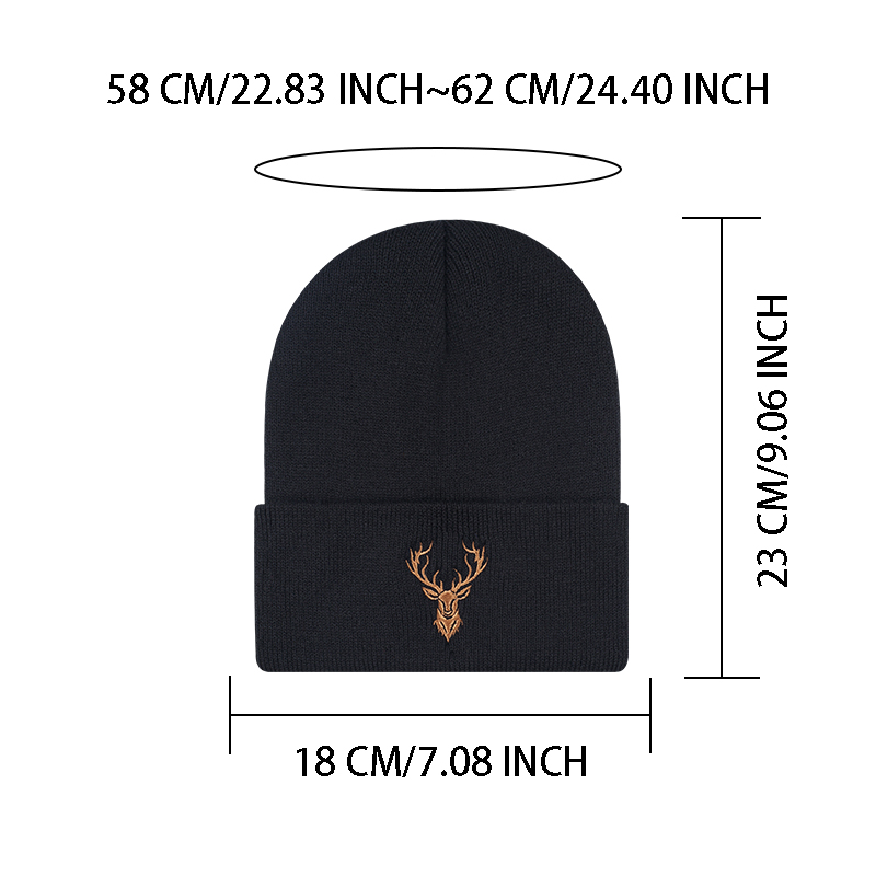 Retro Bucks Moose Embroidered  - Hunting Outdoor Christmas Decorations 评论和价格
