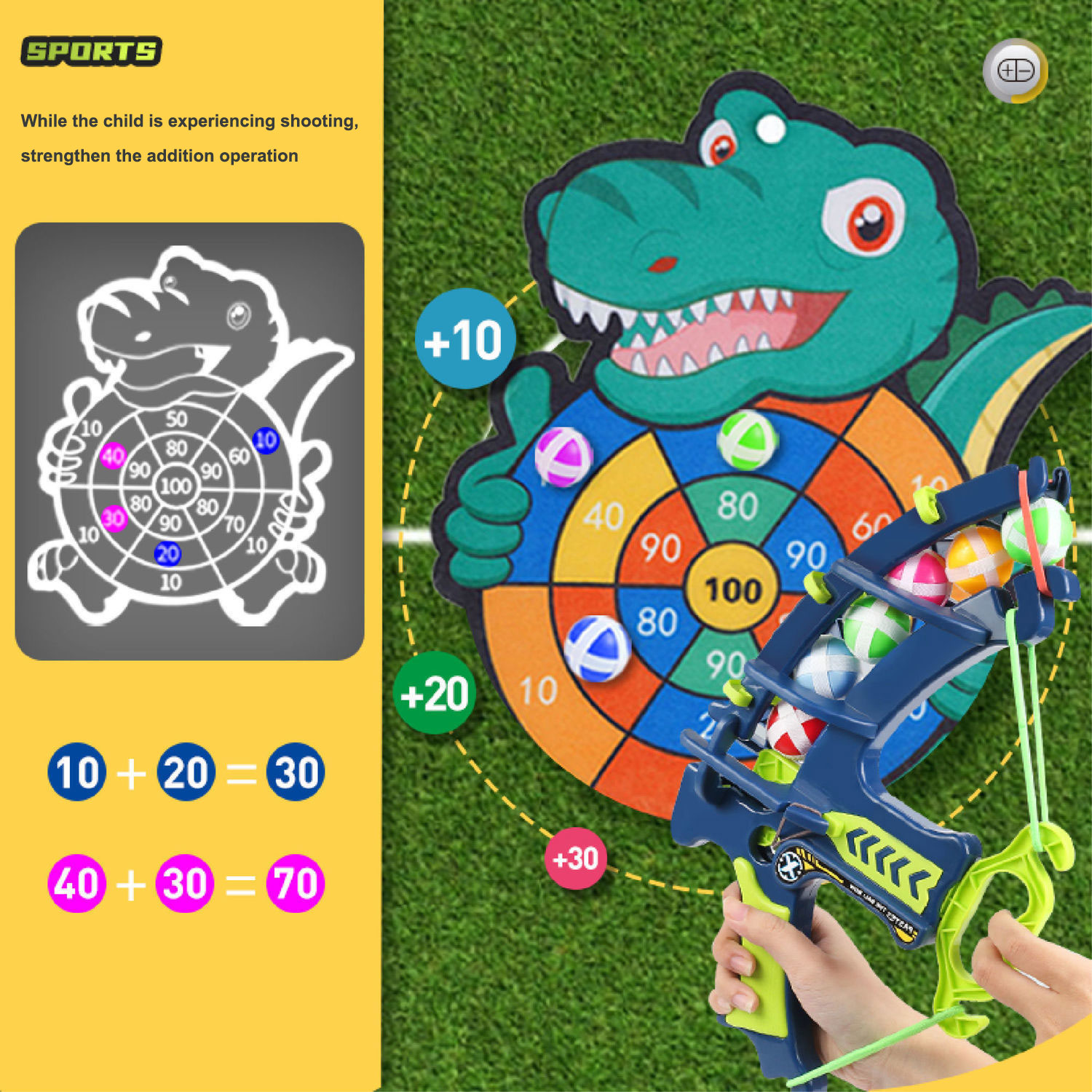 Montessori Throw Sport Slingsh - Outdoor Hunting Toys 评论和价格