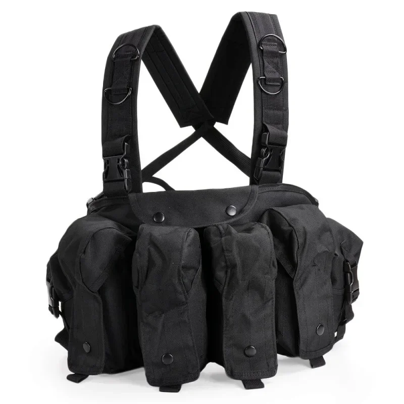AK Chest Rig Vest AK 47 Molle  - Outdoor Hunting Toys 评论和价格