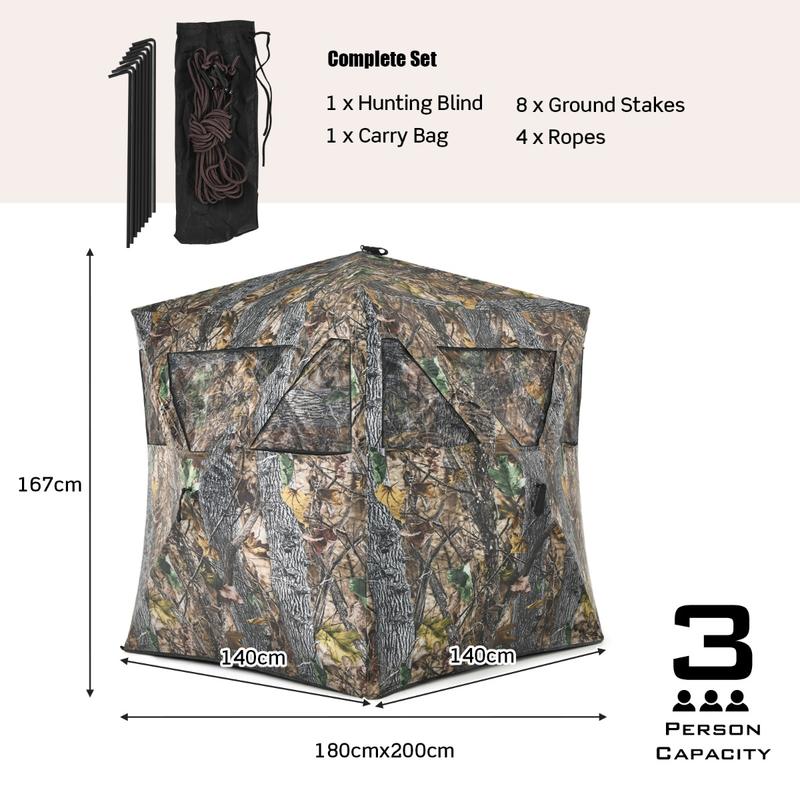 Portable Hunting Blind with Gr - Hunting & Outdoor Supplies Vanderbijlpark Photos 评论和价格