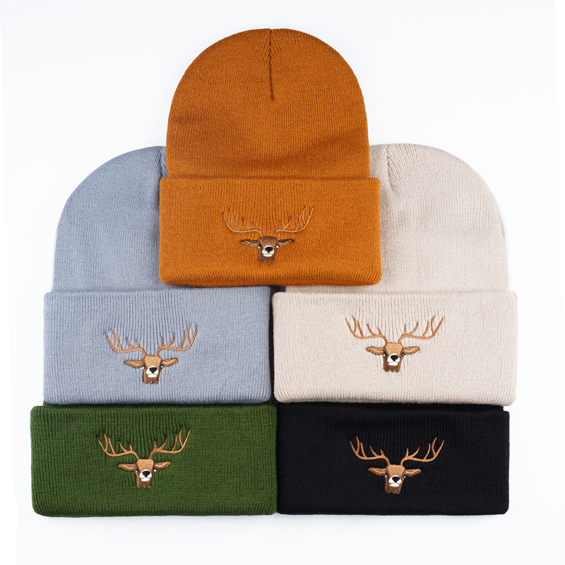 Deer Head Elk Embroidered Adul - Hunting Outdoor Christmas Decorations 评论和价格