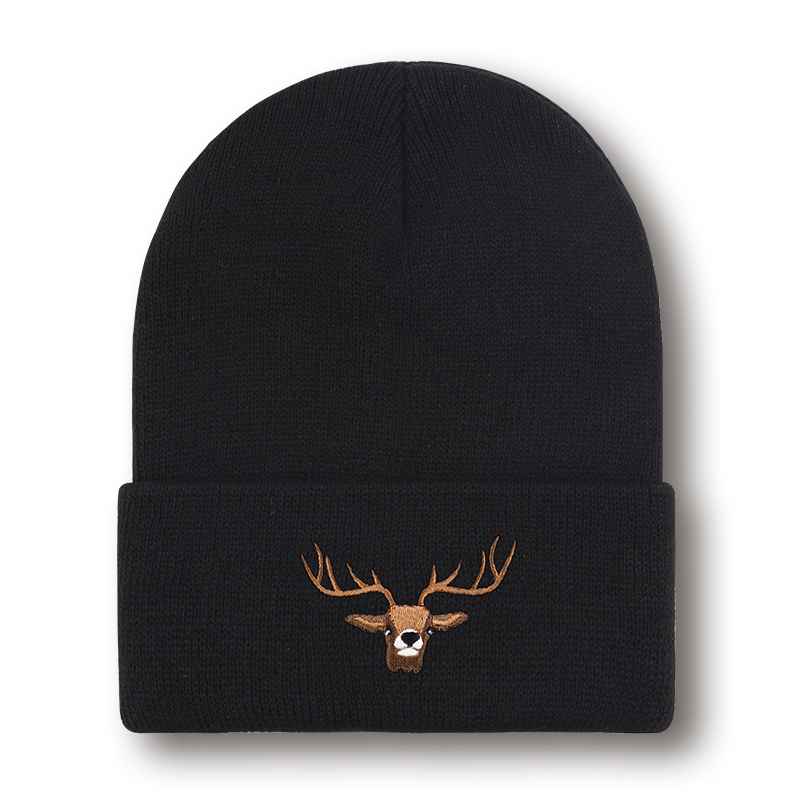 Deer Head Elk Embroidered Adul - Hunting Outdoor Christmas Decorations 评论和价格