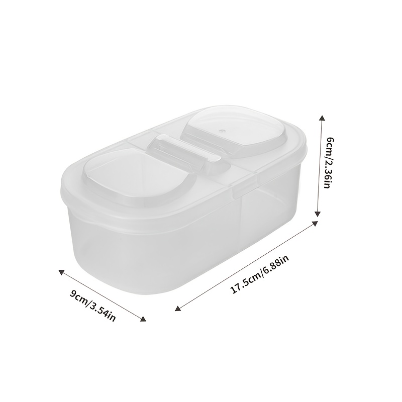 1/2 pcs Dual Compartment Food  - Outdoor Hunting Kitchen 评论和价格