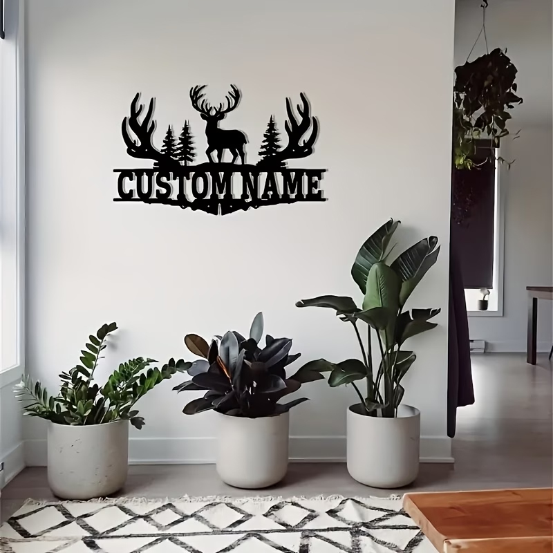 Customizable Rustic Deer Antle - Hunting Outdoor Christmas Decorations 评论和价格