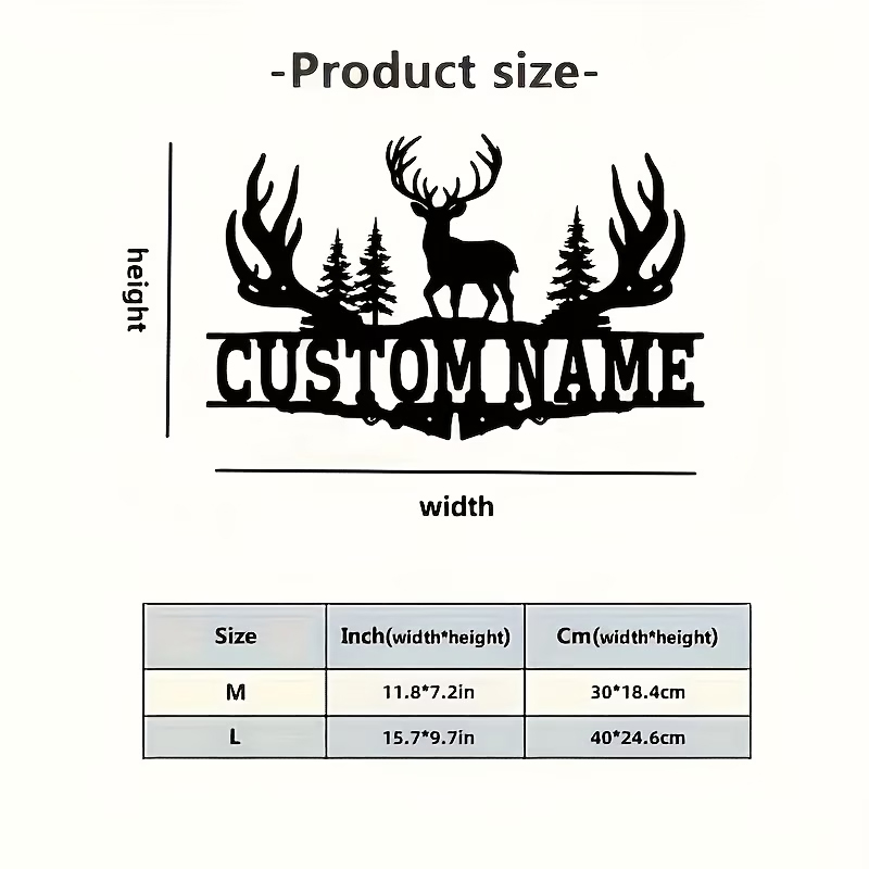 Customizable Rustic Deer Antle - Hunting Outdoor Christmas Decorations 评论和价格