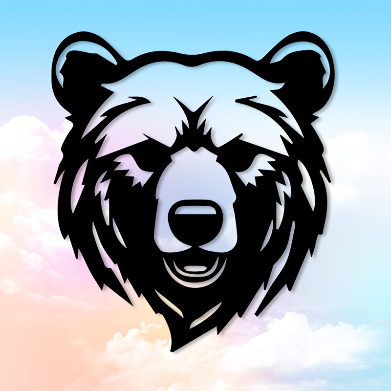 Hunting Bear Metal Wall Art Ir - Hunting Outdoor Christmas Decorations 评论和价格