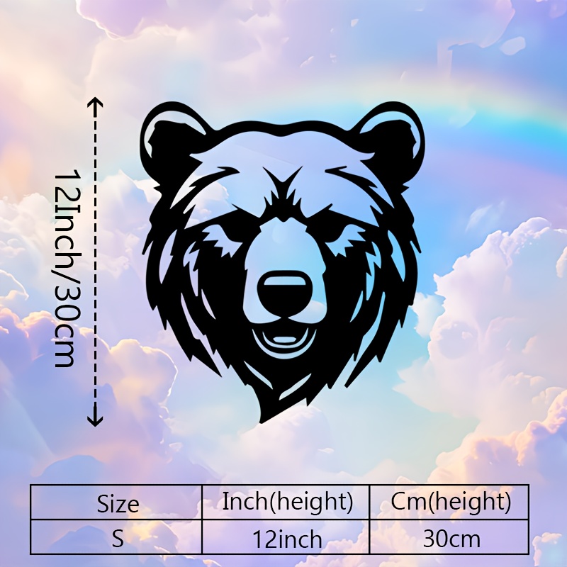 Hunting Bear Metal Wall Art Ir - Hunting Outdoor Christmas Decorations 评论和价格