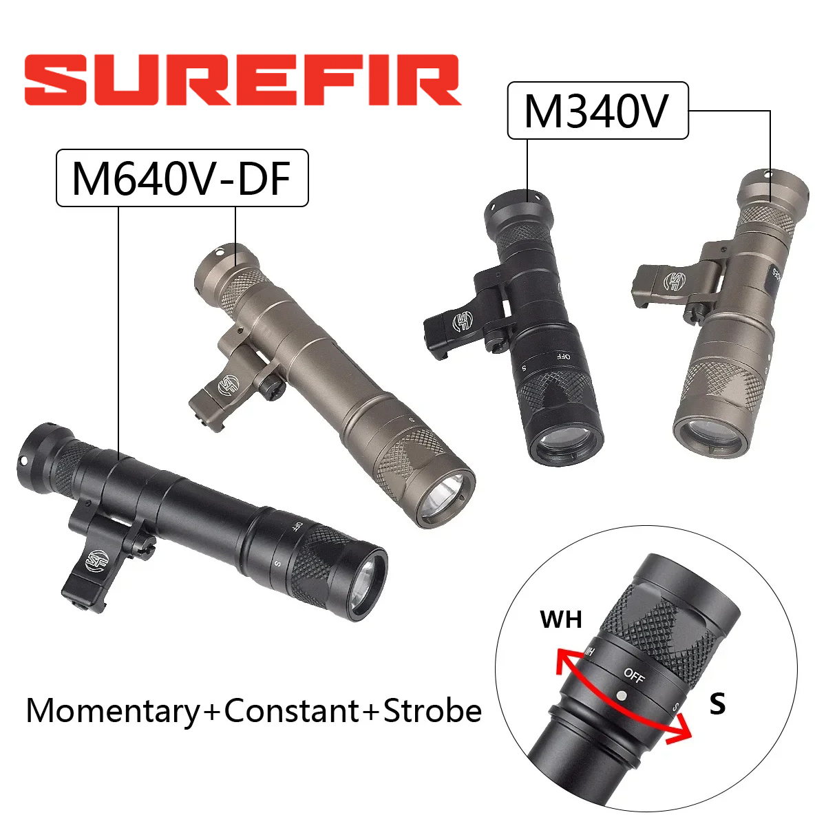 Surefir M600 M340 DF M640 SF F - Hunting Outdoor Store 评论和价格