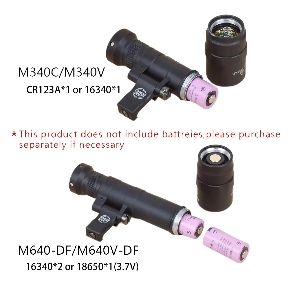 Surefir M600 M340 DF M640 SF F - Hunting Outdoor Store 评论和价格