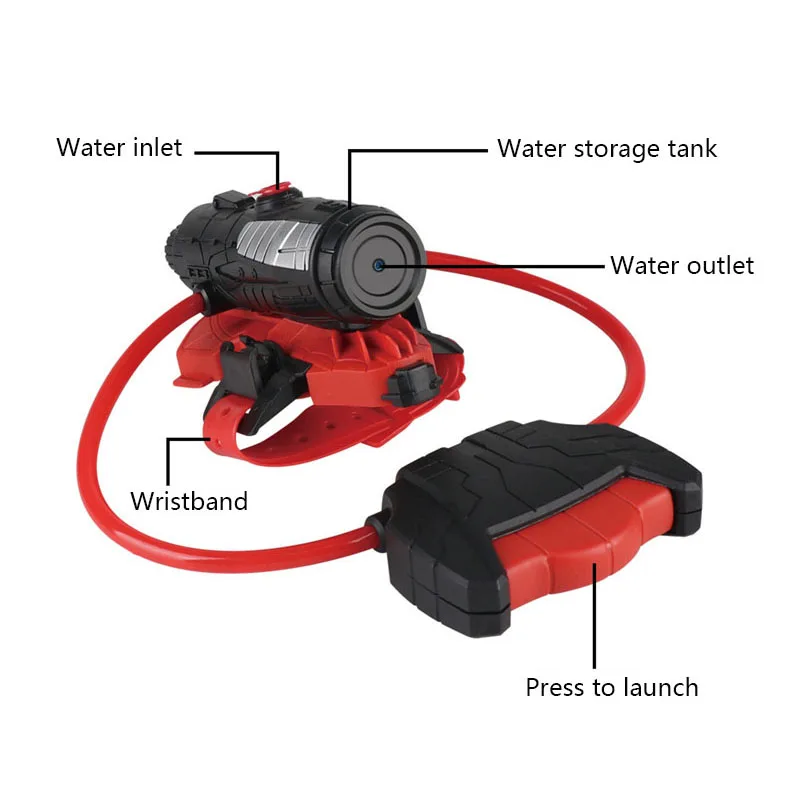 Water Gun Spider Launcher Wris - Outdoor Hunting Toys 评论和价格